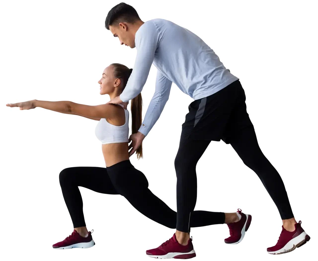 Man Helping Woman - Adventure Sports Training - Brecker Training